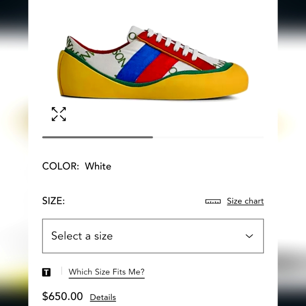 JW Anderson Bubble Sneakers Women's 37/7